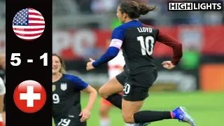 USA vs Switzerland 5 - 1 All Goals & Highlights | October 23, 2016