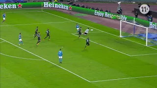 Napoli 1 - 0 Manchester City / Goal Insigne 21' (01/11/2017)