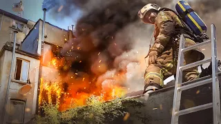 Here Is The Proof That Firefighter Is A Risky Job (fire video)