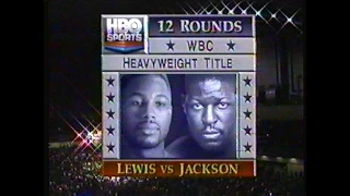 Lennox Lewis vs Phil Jackson, HBO PROGRAM