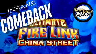 Returning to Ultimate Fire Link China Street with an INSANE comeback check it out!