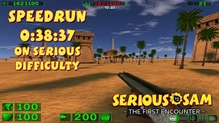 Serious Sam: The First Encounter - SpeedRun - 0:38:37 (Serious Difficulty)