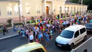 Выпускной-2018 Торжественное шествие выпускников школ Измаила