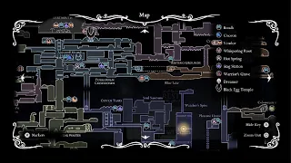 Hollow Knight: Deepnest Map