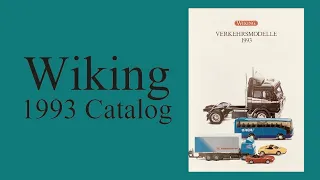 Wiking Katalog 1993 Catalog