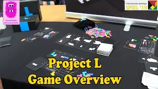 Project L, Game Overview at Spiel '19 (#spiel19, #ProjectL, Board game)