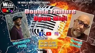 WIW Double Feature Open Mic feat. Wordsmith Philly & Thomas Connor!!