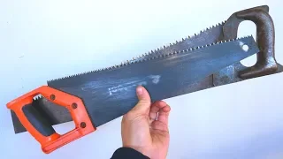 DO NOT THROW AWAY OLD SAWS ON WOOD I Have a Great Idea