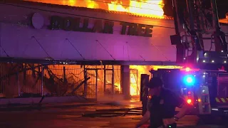 Massive fire destroys Dollar Tree north of downtown