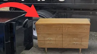 DUMPSTER DRESSER MAKEOVER- amazing before & after