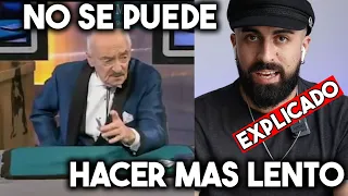 No se puede hacer más lento René Lavand (con UNA MANO) Explicado