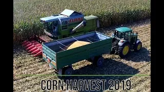 [GoPro] Žetva kukuruza/Harvesting Corn 2019 - Claas 108 MAXI/Fendt 714/JD 6630 x2