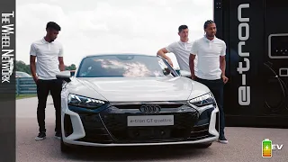 FC Bayern Munich Audi e-tron GT Handover