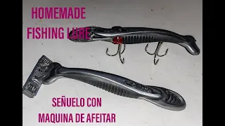 #SEÑUELO #CASERO con MAQUINA de AFEITAR / #Homemade easy shaver lure #tutorial de Como sebar #MATES