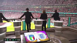 BRILLIANT - KEANE, GARY NEVILLE & IAN WRIGHT REACTION TO LUKE SHAW GOAL! - ENGLAND/ITALY - EURO 2020