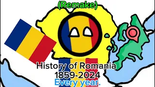 History of Romania every year Countryballs (REMAKE VIDEO) 🇷🇴