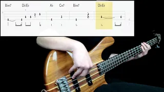 Commodores - Easy (Bass Only) (Play Along Tabs In Video)