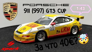 За что такие деньги? | обзор модели Porsche 911 (997) GT3 Cup 1:43 Spark - Resin Model | смола