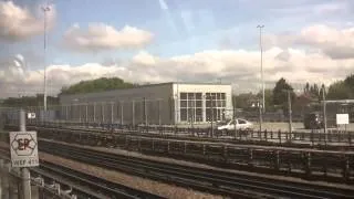Passing Neasden depot on the Metropolitan Line   25th May 2013