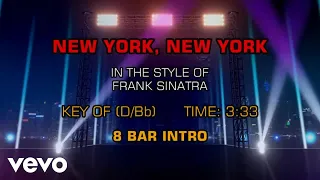 Frank Sinatra - New York, New York (Karaoke)