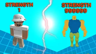 HOW TO GAIN UNLIMITED STRENGTH IN PUNCH WALL SIMULATOR - ROBLOX