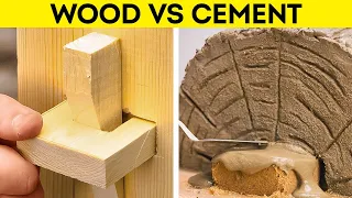 Exploring Materials: Wood & Cement for Stunning DIY Creations!