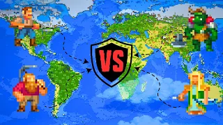 Guerra De 4 Razas Distintas - WorldBox
