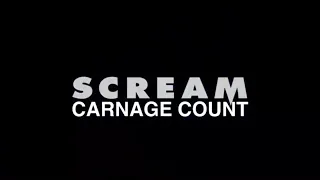 Scream the TV Series Season 1 (2015) Carnage Count