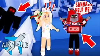 Will My BEST FRIEND Be Able To SAVE ME In TIME?! - Airplane Story (Roblox)