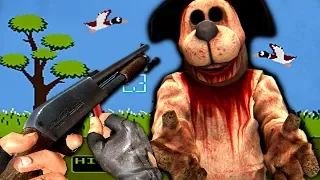 duck hunt but it's a horror game