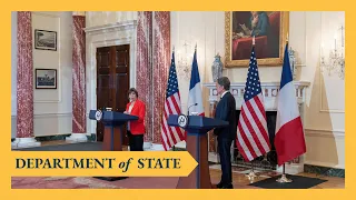 Secretary Blinken's joint press availability with French Foreign Minister Catherine Colonna