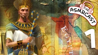 ASMR Sid Meier's Civilization V (Gods & Kings, Brave New World) #1 An Egyptian Beginning