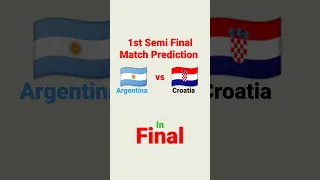 Argentina vs Croatia ! Match Prediction ! FIFA World Cup  #qatarworldcup2022