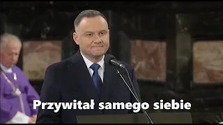 20220403 1900 Nasz cudowny Pan Prezydent Andrzej Duda na pogrzebie