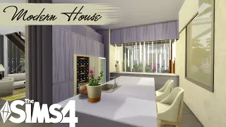 Modern House | Stop Motion Speed build | The Sims 4 | NO CC