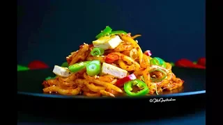 How to Make Easy Vegan Stir Fried Kimchi Udon Noodles 김치볶음우동