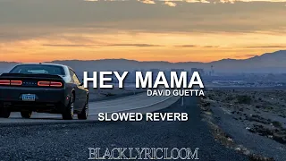 Hey Mama - David Guetta | SLOWED & REVERB | #blacklyricloom