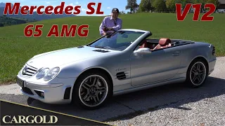 Mercedes SL 65 AMG, 2005, 1000 nm & 612 PS aus 6l V12 Biturbo! Brachiale Power aus Affalterbach!