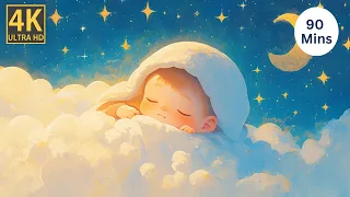 Lullaby for Babies and Toddlers to Go to Sleep |90 Mins of Soothing Sleep Music|No Fuss Nap/Bedtime