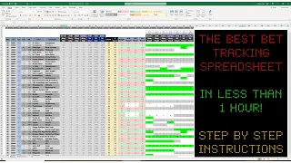 How To Make THE BEST Bet Tracking Spreadsheet There Is in Excel! Step-By-Step Instructions