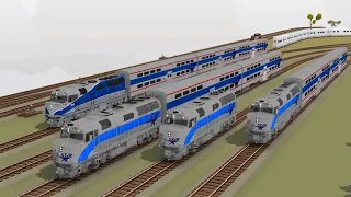 Rolling Line | Music City Star Train Pack - incl. F40PH and Gallery Cars