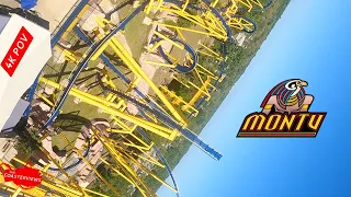 [4K] Montu Inverted Coaster Busch Gardens Tampa Florida