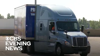 Truck driver shortage impacts deliveries nationwide