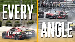 Every Angle of Ross Chastain's Video Game Move (UNCENSORED)