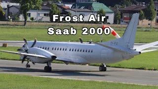 FIRST VISIT !!!! | FrostAir | Saab2000 | OY-FSD | #FrostAir