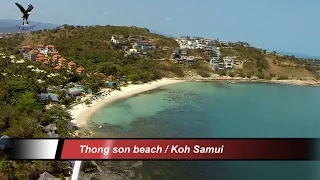Thong son beach / Koh Samui Thailand overflown with my drone