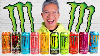 SAYA NYOBA MINUMAN MONSTER ENERGY DRINK SEMUA RASA!!