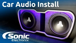 2009 Honda Civic Installation | Full Car Audio System | Custom Enclosure | Sonic Electronix