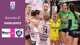 Conegliano - Bergamo | Highlights | 21^ Giornata Campionato 23/24 | Lega Volley Femminile