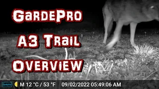 GardePro A3 TrAIL cAMERA How to Use & Day/Night Video Footage